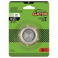 Gator 2 in. Coarse Crimped Wire Cup Brush Brass Coated Steel 4500 rpm 389863